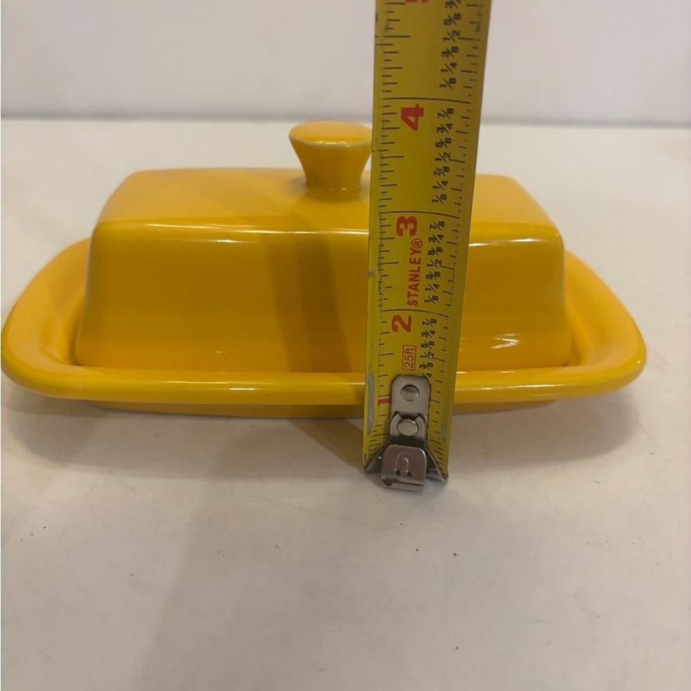Fiesta ware Butter Dish XL in Sunflower - Picture 10 of 11